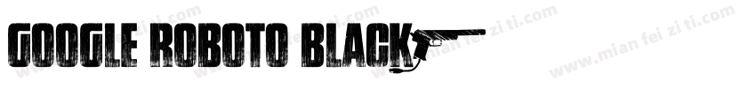 google roboto black字体转换
